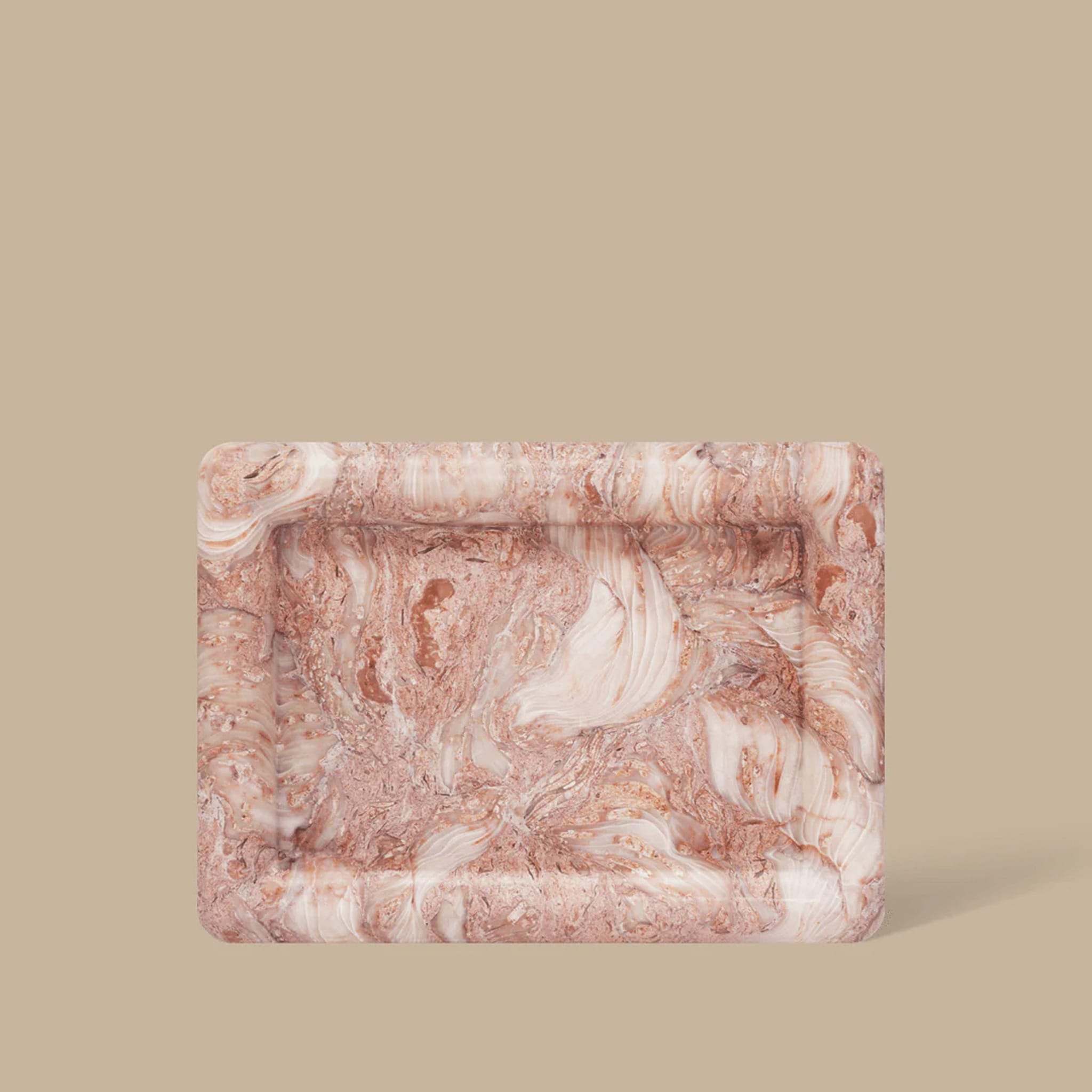 Fossil Pink Decorative Tray