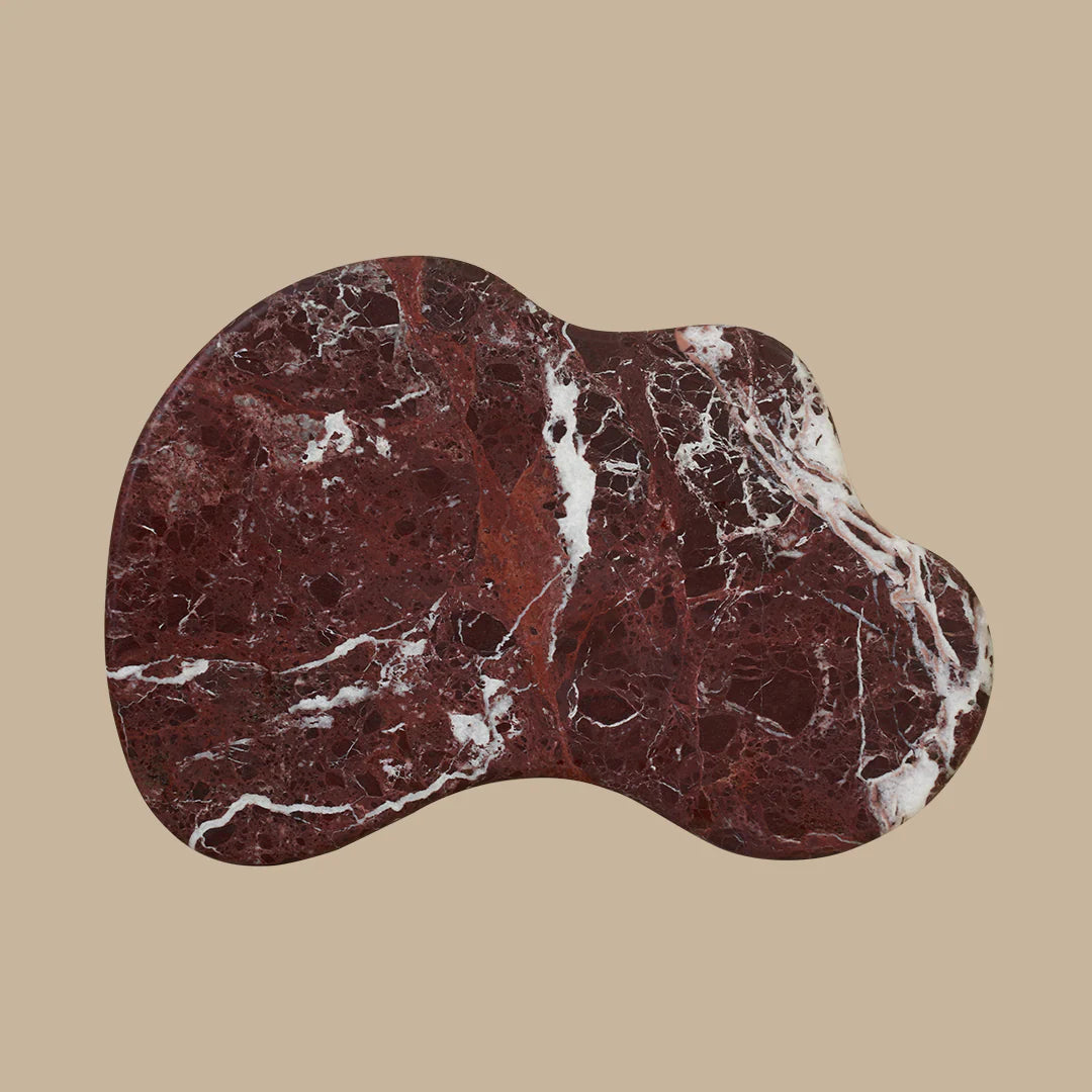 Rosso Levanto Marble Serving Platter