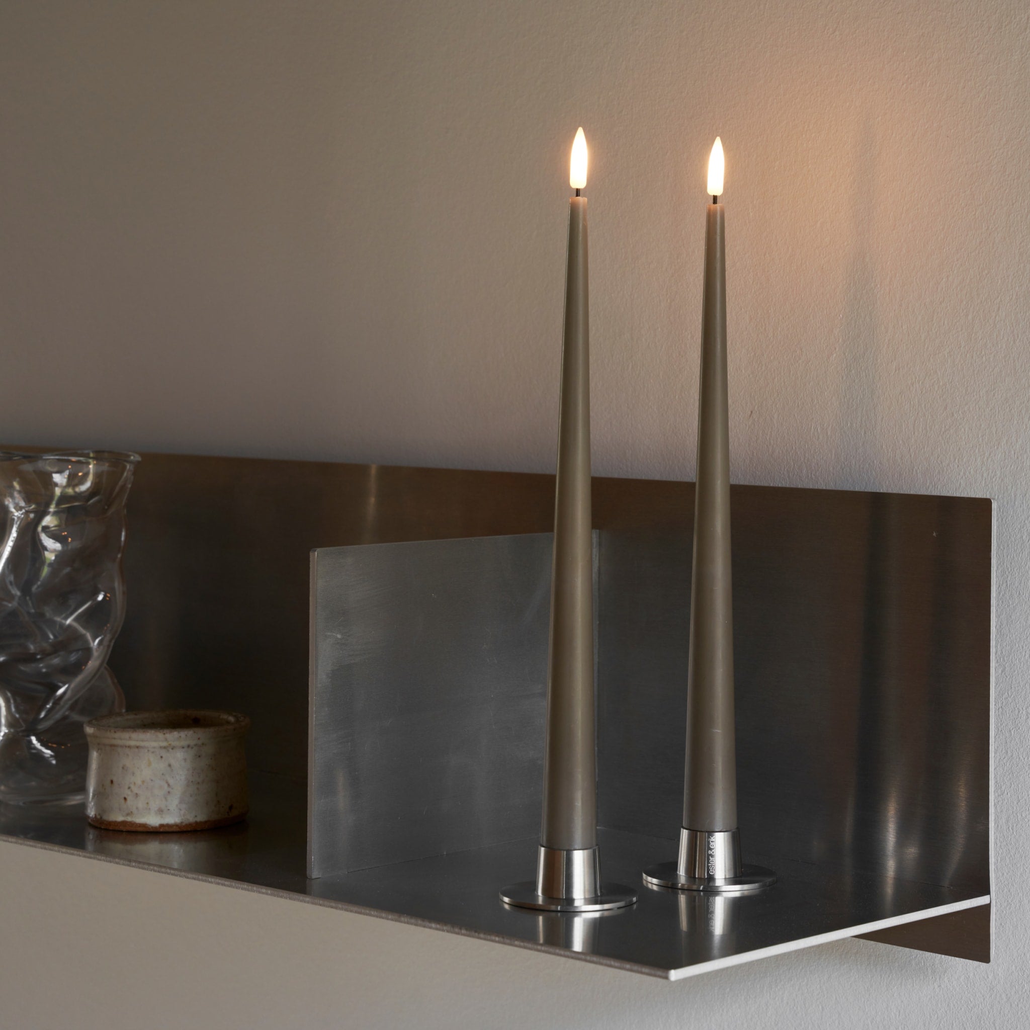 Silver Candle Holder