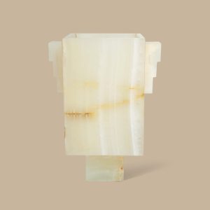 hrd-0047-1 White Onyx Decorative Vase